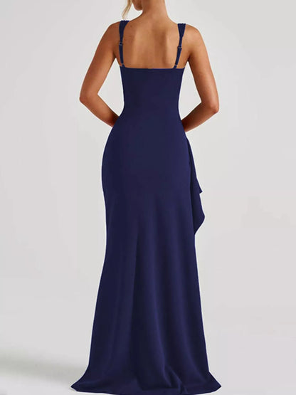 Plus size square neck maxi dress, view 12