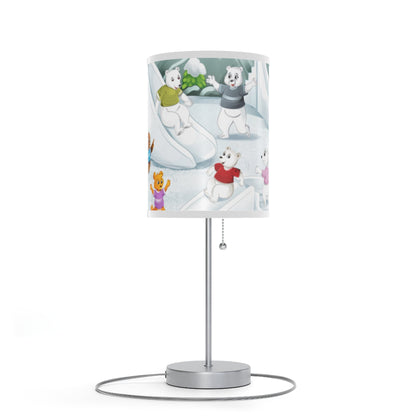 Poro the Polar Bear Lamp on a Stand