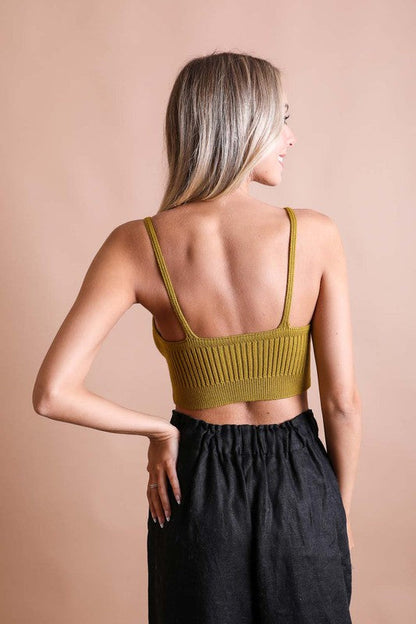 Contour Rib Knit Lounge Top