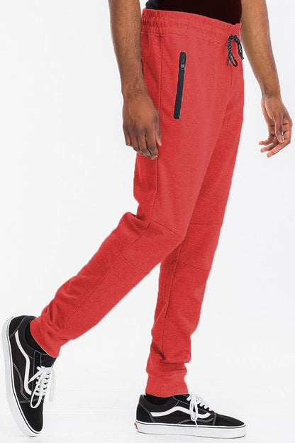 Mens Solid Heathered Jogger