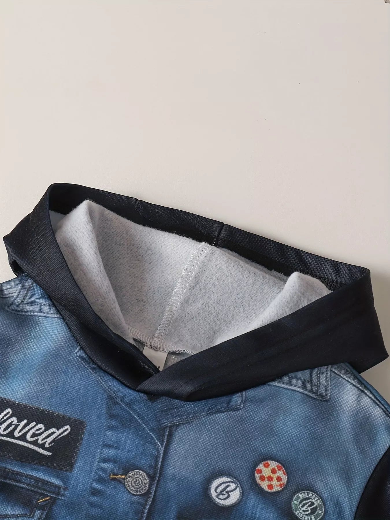 Children's Button Up Hooded Pants Set