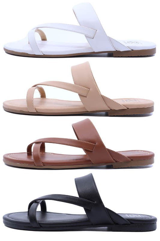 Thong slide padded Sandal