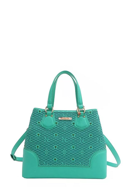 Monogram Pattern Handbag