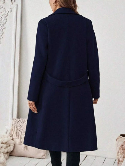 Single-Button Longline Coat