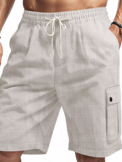 Men's Full Size Drawstring Shorts with Pockets