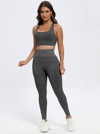 Wide Strap Top and Pants Active Set