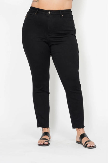 Full Size Tummy Control Skinny Jeans