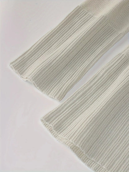 Open-Front Knit Cardigan