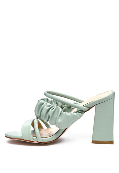 Block Heel Strappy Sandals