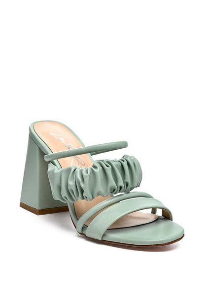 Block Heel Strappy Sandals