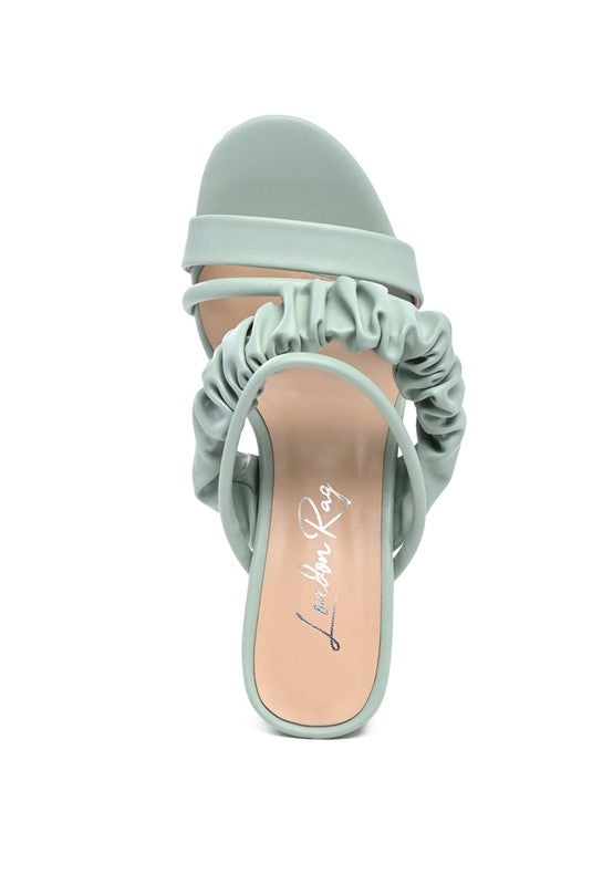 Block Heel Strappy Sandals