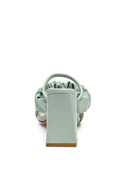 Block Heel Strappy Sandals