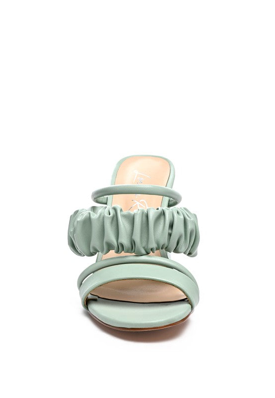 Block Heel Strappy Sandals