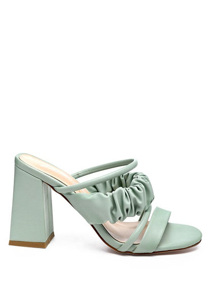 Block Heel Strappy Sandals