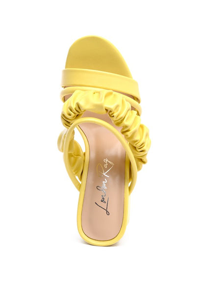 Block Heel Strappy Sandals