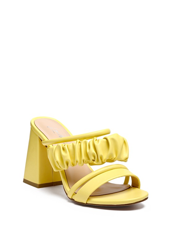 Block Heel Strappy Sandals