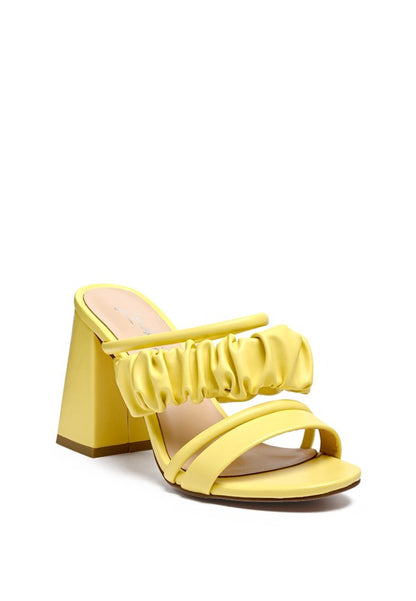 Block Heel Strappy Sandals
