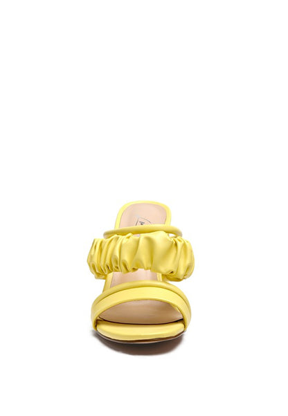 Block Heel Strappy Sandals