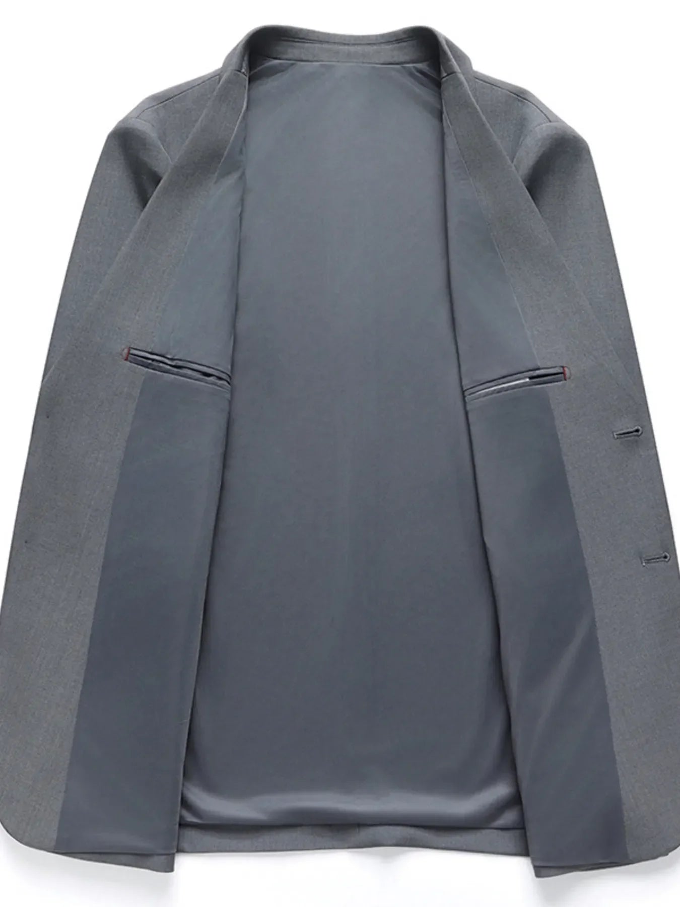 Men's Lapel Collar Long Sleeve Blazer