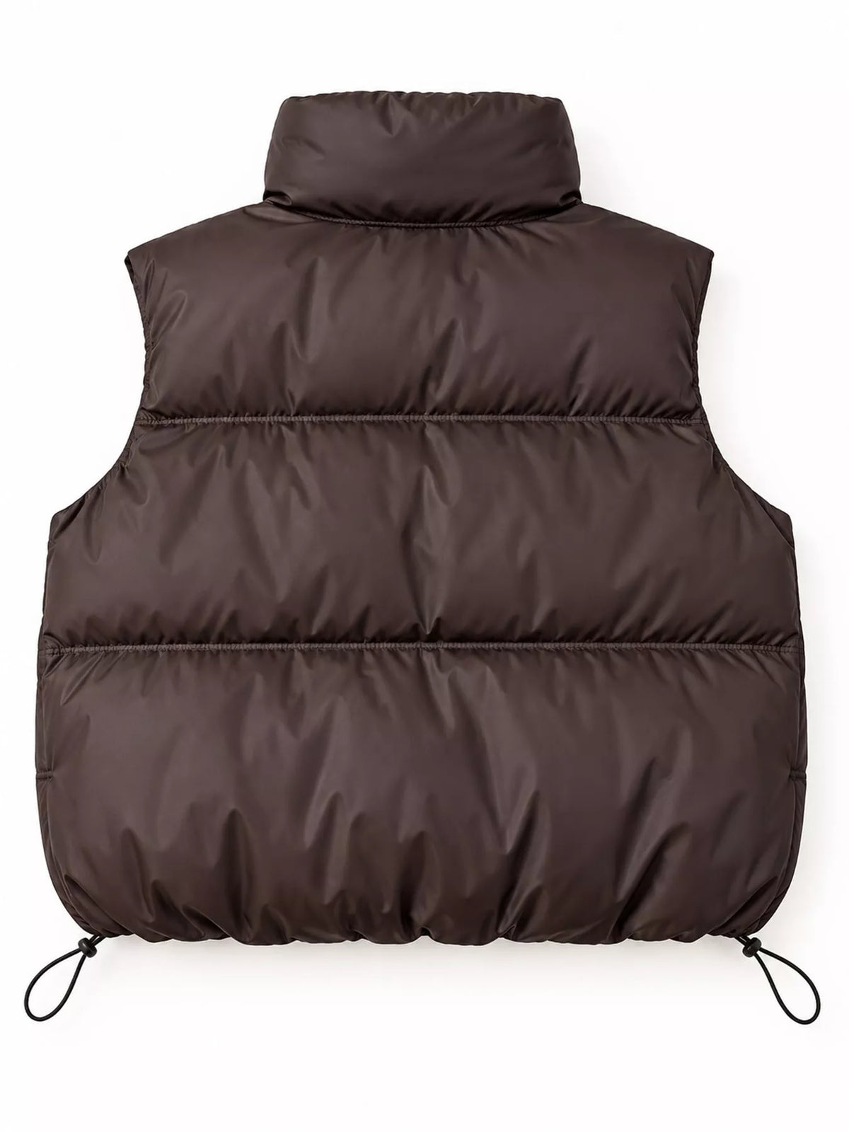 Plus size puffer vest, view 8