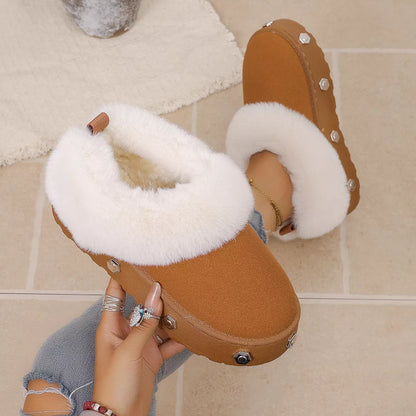 Round Toe Platform Boots