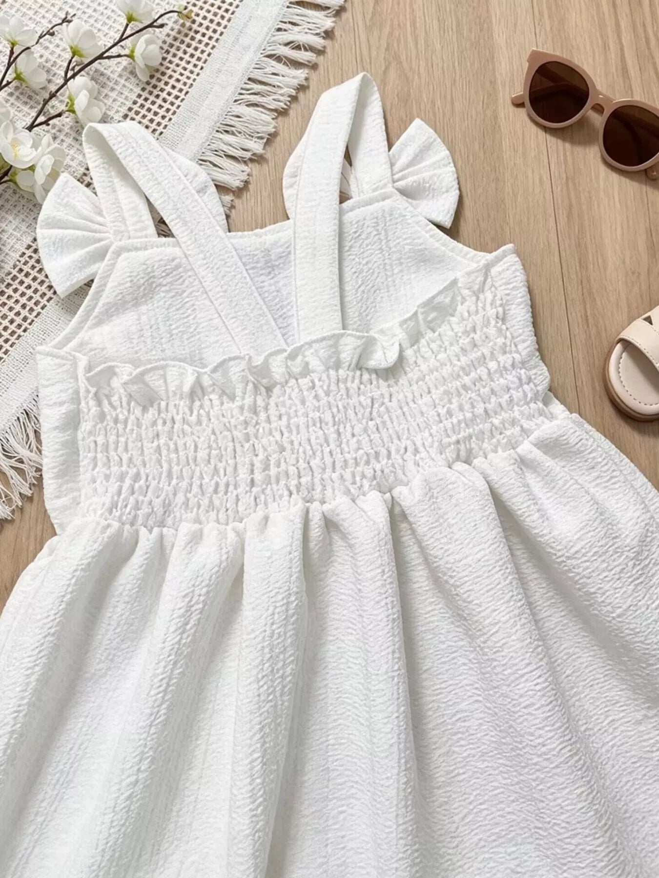 Children's Bowknot Sleeveless Dress