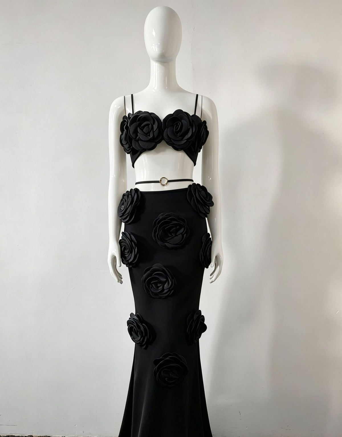 Duo Decorative Pure White Dress