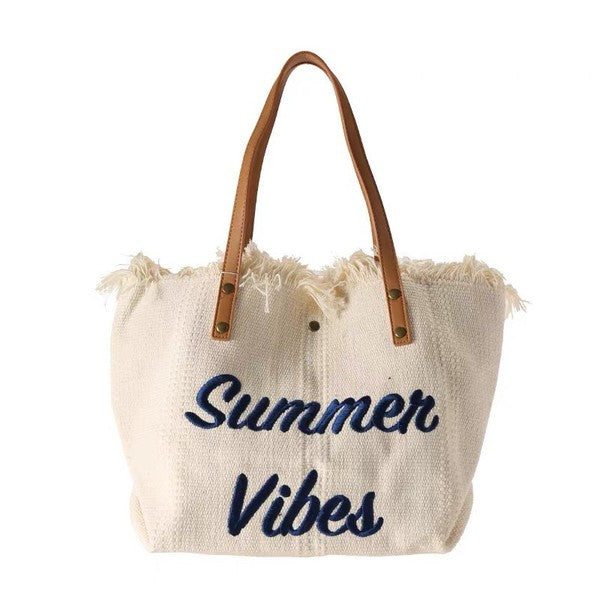 Summer Vibes Beach Tote