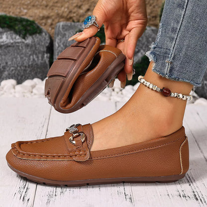 Round Toe Slip-Ons