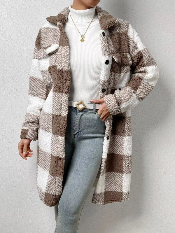 Plaid Long Coat