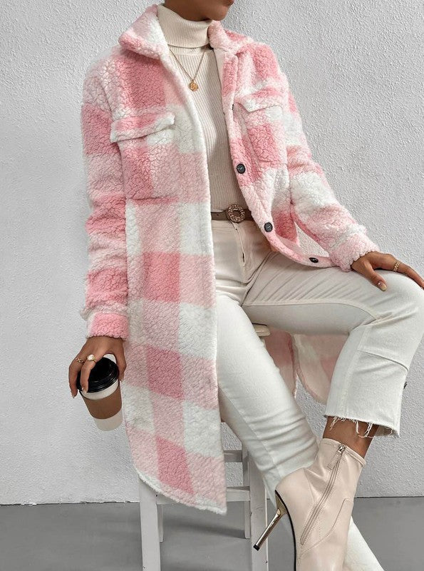 Plaid Long Coat