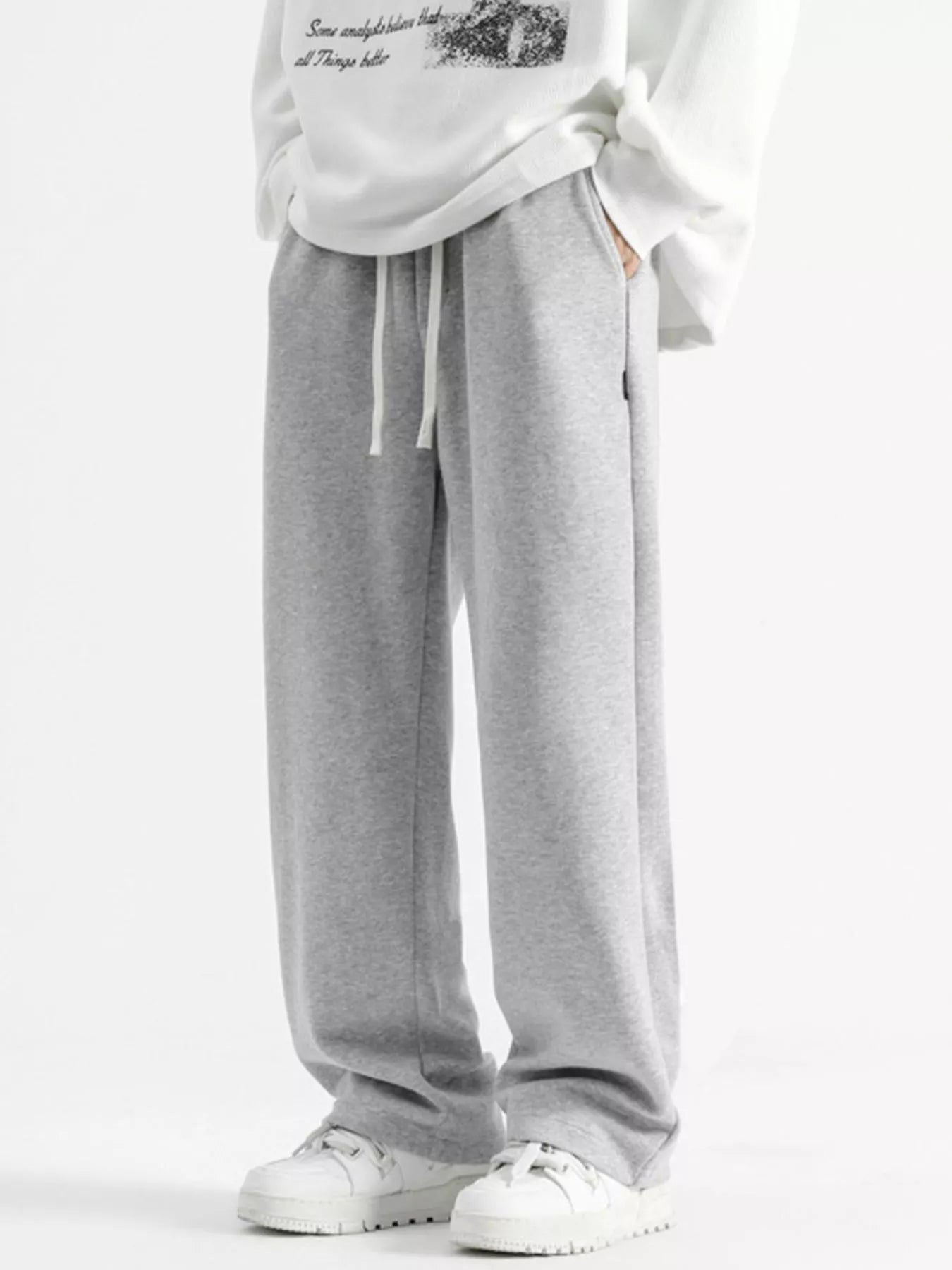 Men's Full Size Casual Loose-Fit Sweatpants