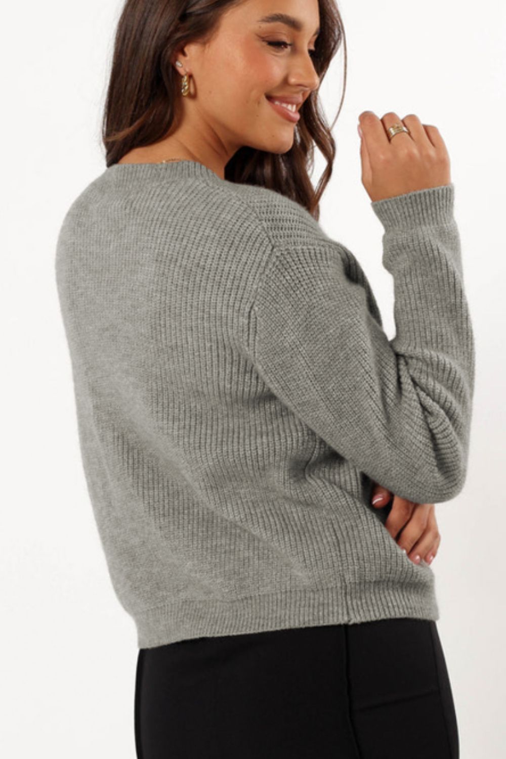 Bow Long Sleeve Cardigan