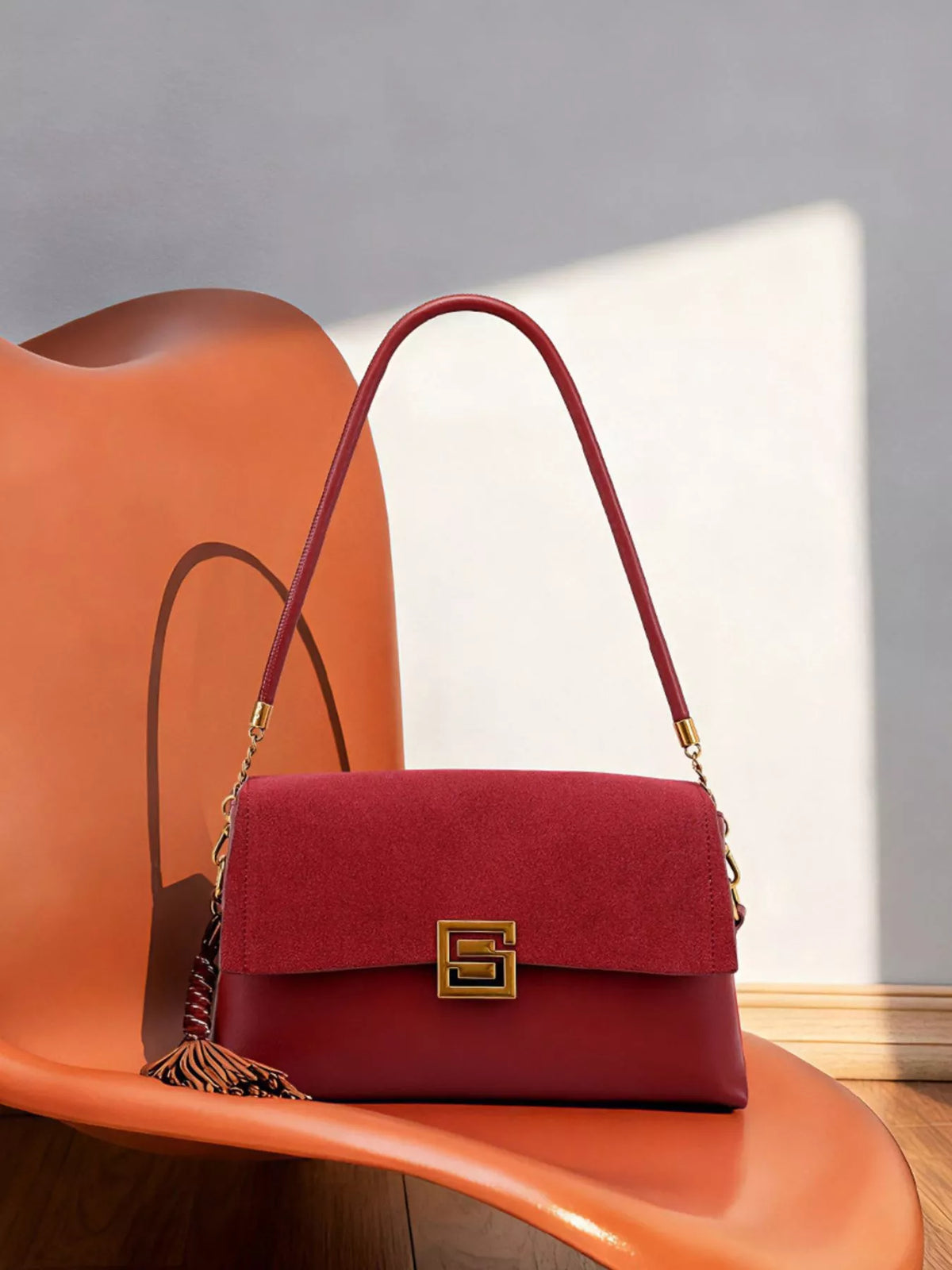 PU leather crossbody bag, view 4