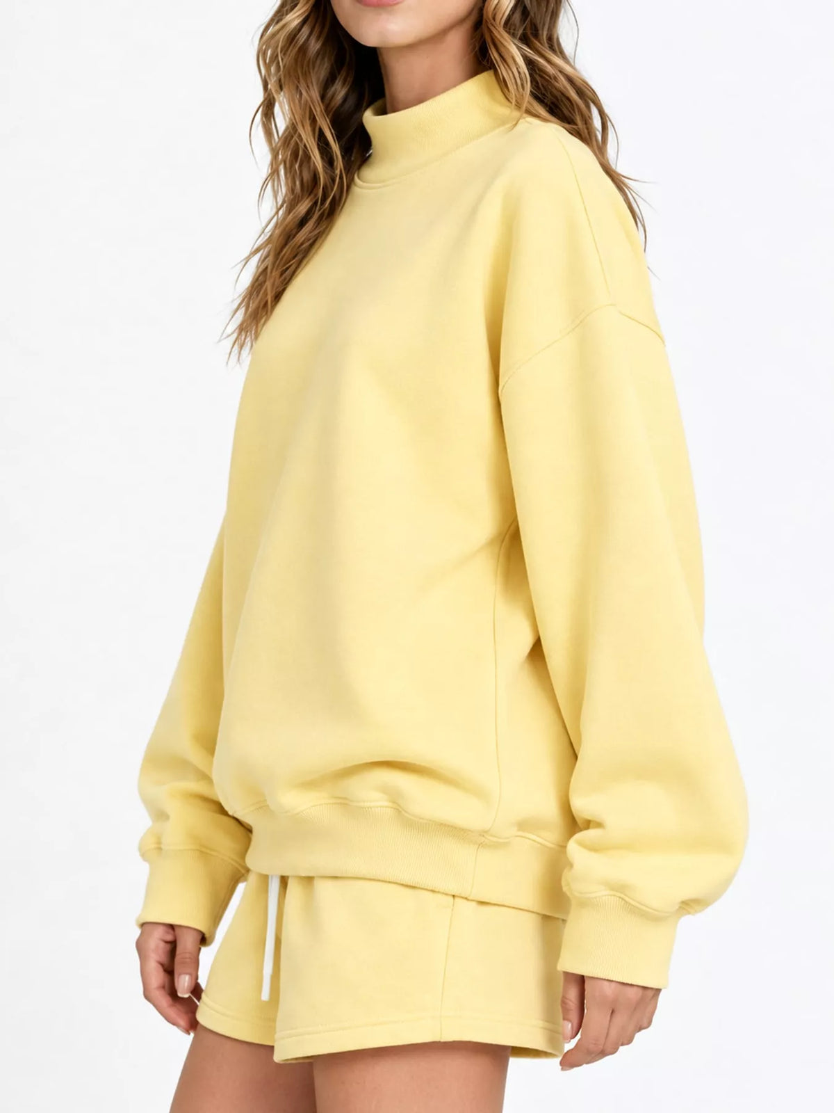 Plus size oversized sweatshirt, view 7