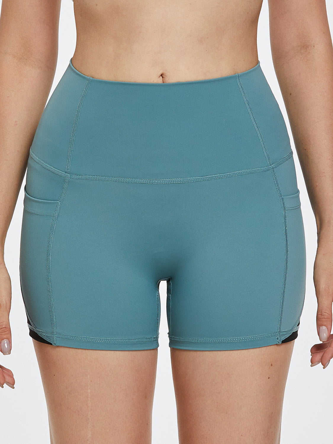 High Waist Active Shorts - MONLANE