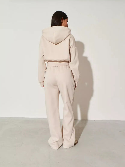 Zip-up hoodie and sweatpants set, view 7