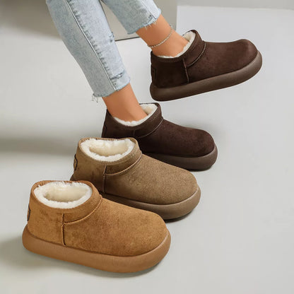 Round Toe Platform Boots