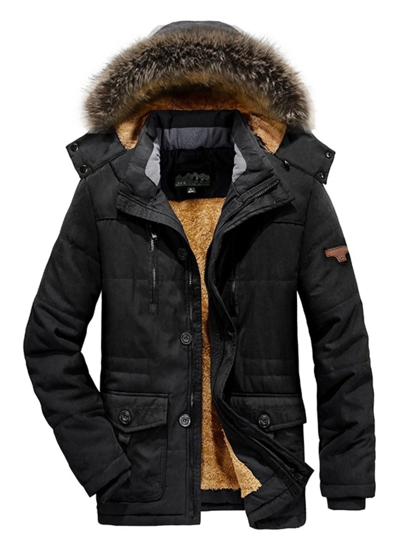 Men's Plus Size Puffer Coat