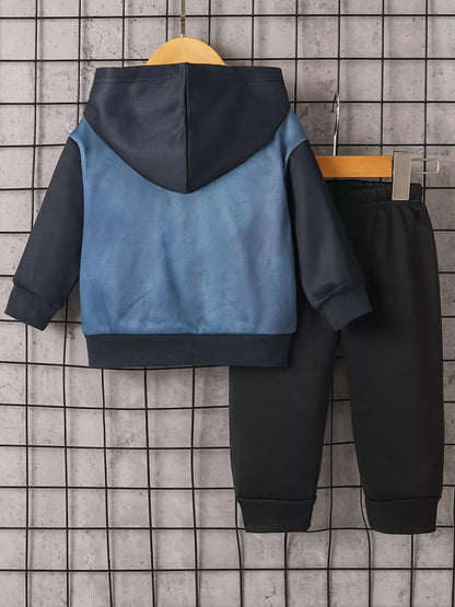 Children's Button Up Hooded Pants Set