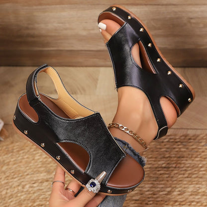 Wedge Velcro Sandals