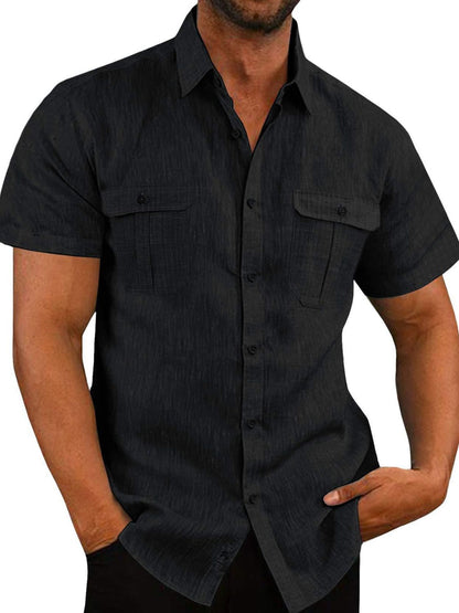 Men's Plus Size Short Sleeve Shirt