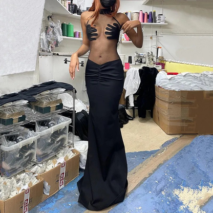 Sexy See-Through Fishtail Dress