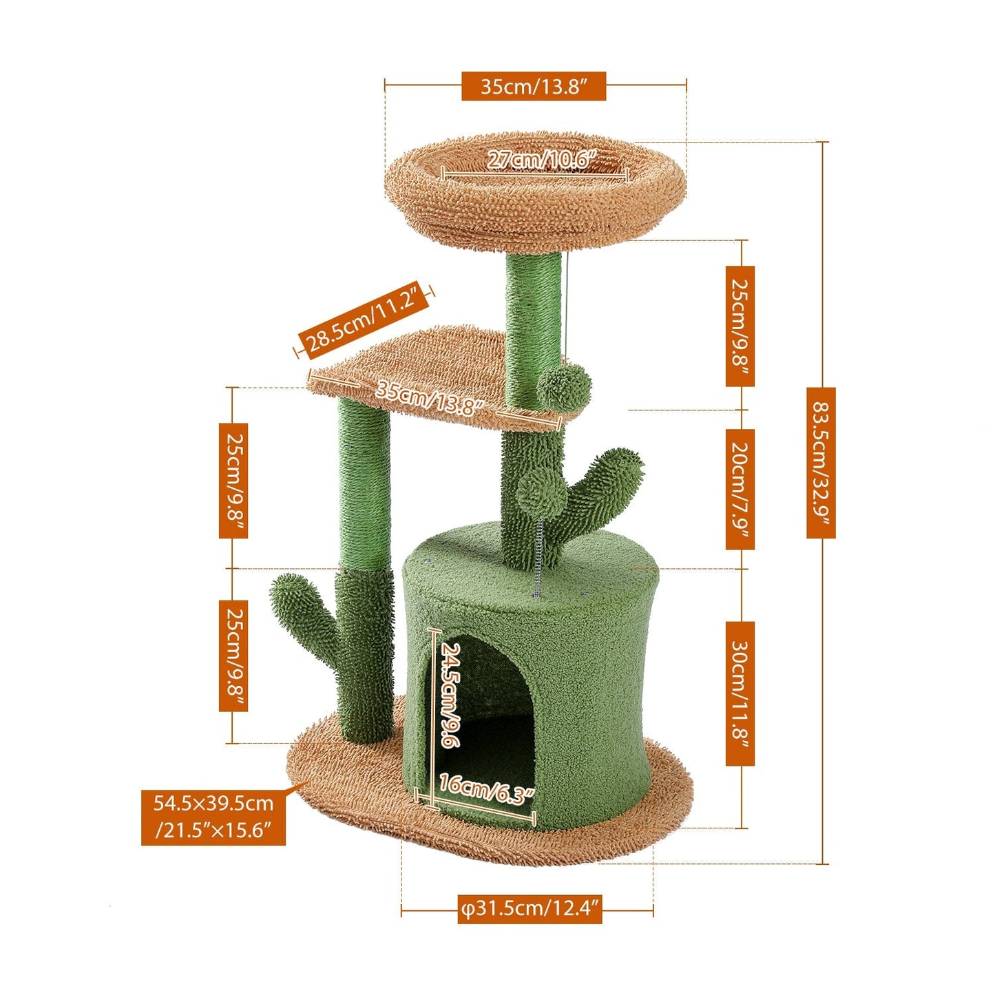 Cactus Cat Tree Cat Tower