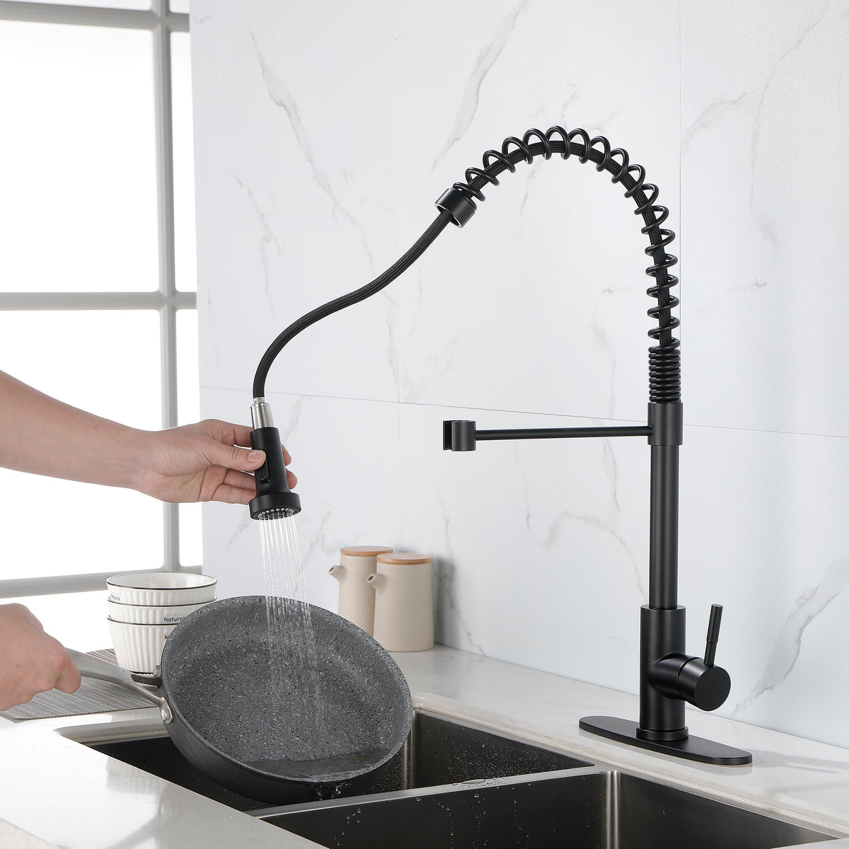 Kitchen Faucets Commercial Solid Brass Single Handle