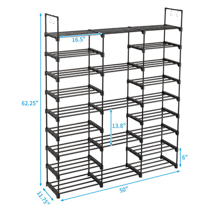 9 Tiers Shoe Rack Storage Organizer