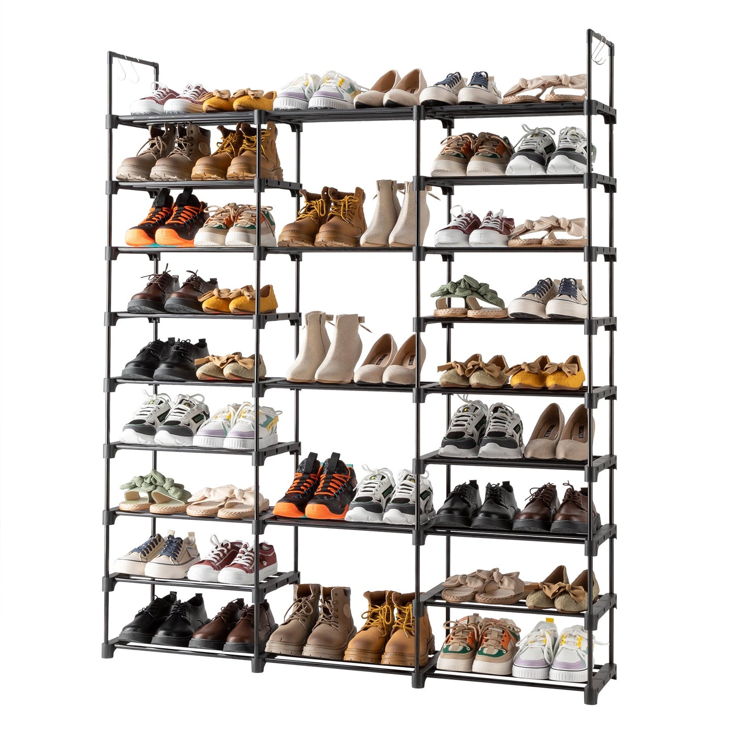 9 Tiers Shoe Rack Storage Organizer