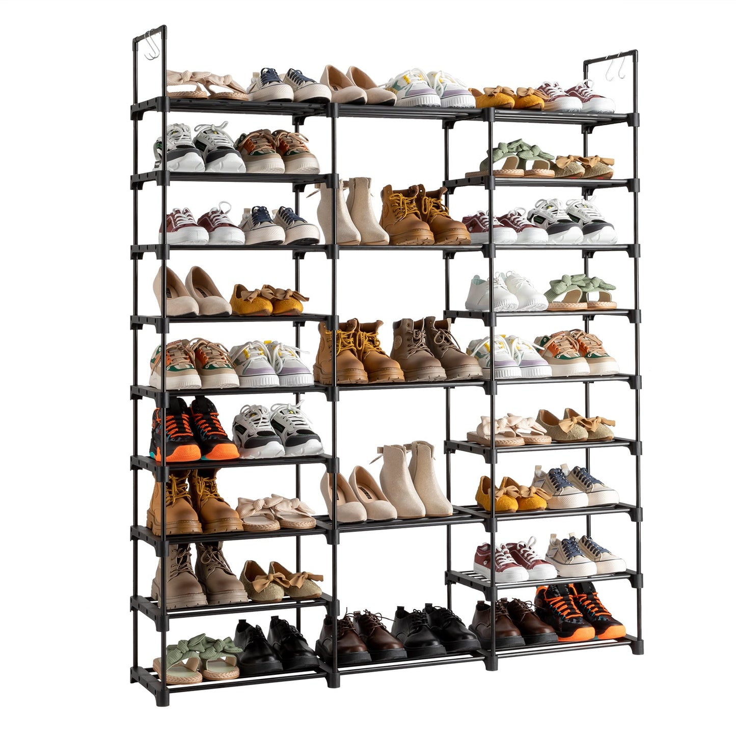 9 Tiers Shoe Rack Storage Organizer