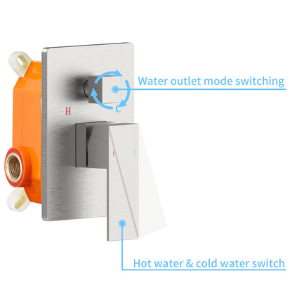 Shower System Shower Faucet Combo Set Wall Mounted