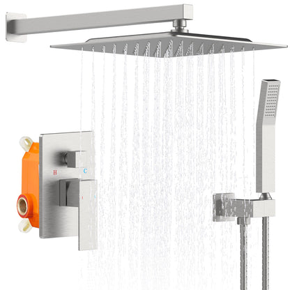 Shower System Shower Faucet Combo Set Wall Mounted